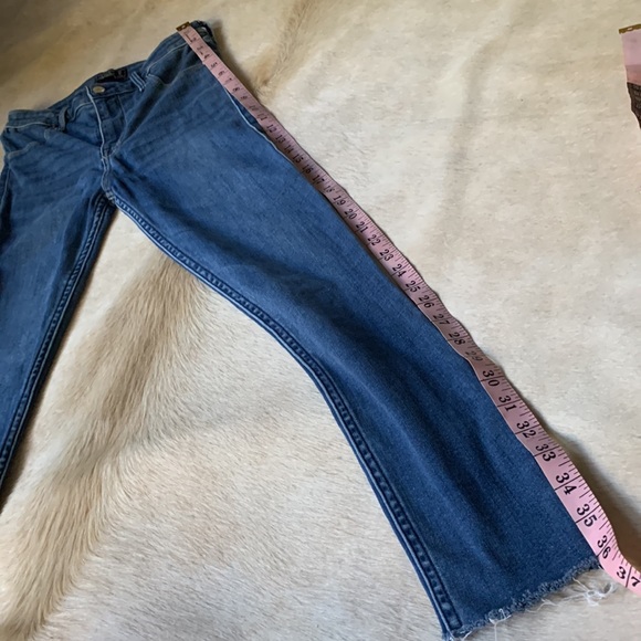 ABERCROMBIE & FITCH Medium Blue Stretch Simone High Rise JEGGINGS - Picture 9 of 12